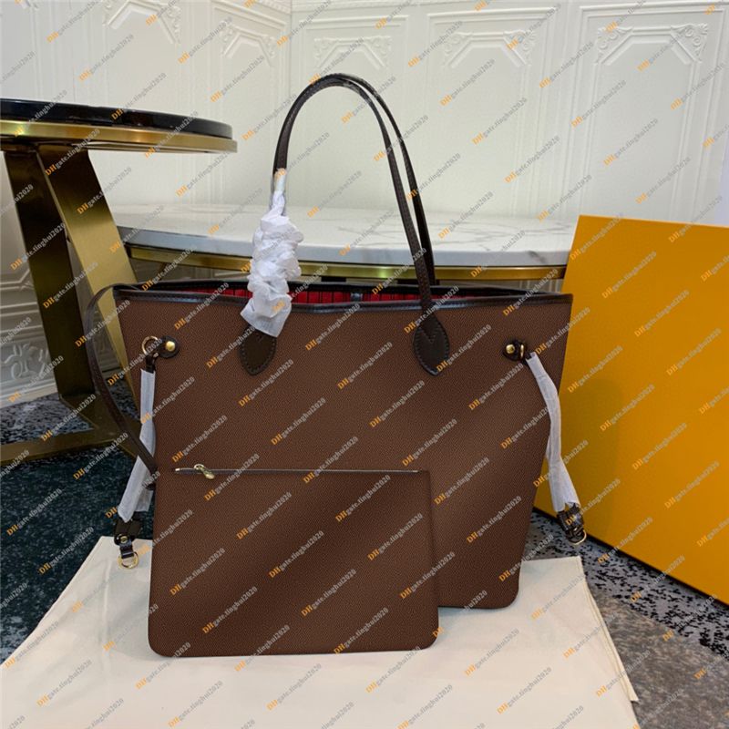 Ladies Fashion Casual Designe Luxury TOTE Handbag Shoulder Bag TOP Mirror Quality M40995 N41358 N41605 M45819 M45679 M45678 3 Size Shopping Bag Composite Bag