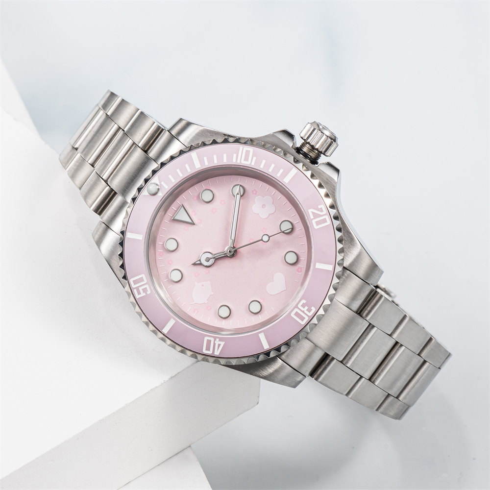 Submarine men's automatic mechanical ceramic watch 41mm stainless steel sliding buckle swimming sapphire luminous watch Montreux luxury