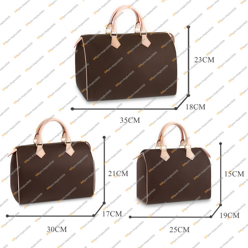 Ladies Fashion Designe Luxury 25 30 35 SP Boston Bag Totes Handbag Crossbody Shoulder Bag TOP Mirror Quality M46977 N40575 N40608 M46980 N40590 M46982 M41112 M41109