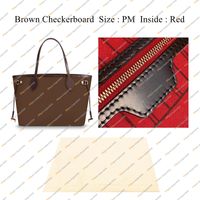 PM Brown Grid/Red