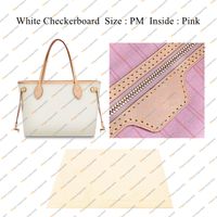 PM White Grid/Pink