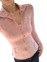 Strawberry milkshake rose gold zipper ja