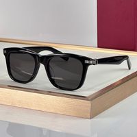 Black silver frame grey lens