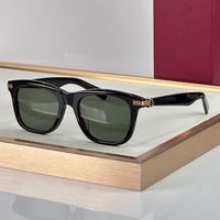 Black Amber frame green lens