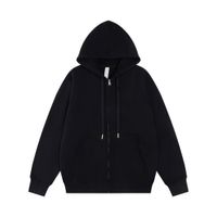 Black full zip hoodie