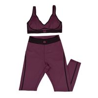 Burgundy line set