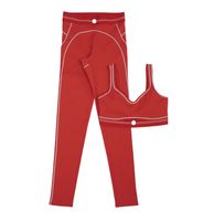 Red bra set