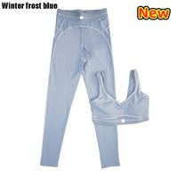 Winter blue bra set