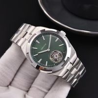 Green Dial+Silver Case +Steel strap