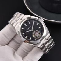 Black Dial+Silver Case +Steel strap