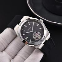 Black Dial+Silver Case +Rubber strap