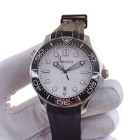 SILVER dial blue bezel Rubber