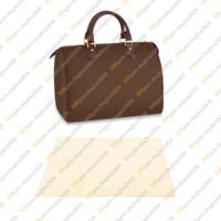 30CM Handle / Brown Grid / Dust Bag