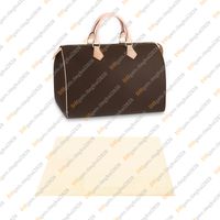 35CM Handle / Brown Flower / Dust Bag