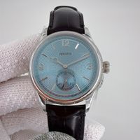 Blue dial +black strap
