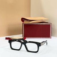 Black silver frame clear lens
