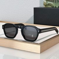 Black silver frame grey lens