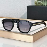 Black gold frame Gradient grey lens