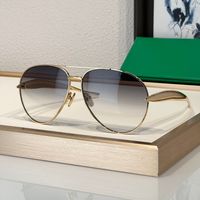 Gold frame Gradient grey lens