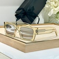 Clear yellow frame silver mirror lens