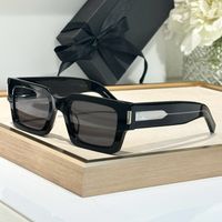 Black silver frame grey lens