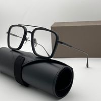 Black frame clear lens