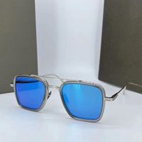 Blue mirror lens