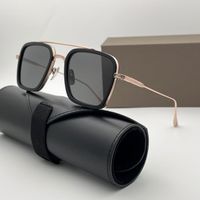 Black rose-gold frame grey lens