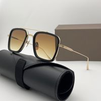 Black gold frame gradient tea lens