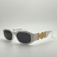 white gold frame grey lens