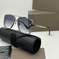 Gun gold frame gradient grey lens