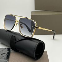 Gold frame gradient grey lens