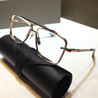 Rose-gold frame clear lens