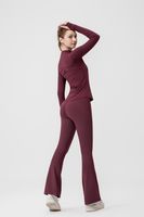 Flare legging jacket set 14
