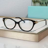 Amber blue frame clear lens