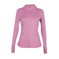 Long deep pink jacket