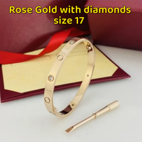 17# Rose Gold with diamond
