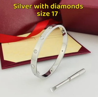 17# Silver with diamonds