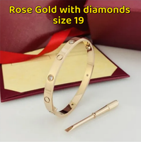 19# Rose Gold with diamond