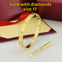 17# Gold with diamonds