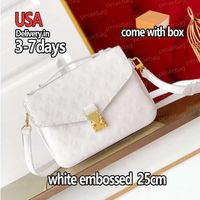 White-embossed-25cm