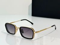 Black gold frame Gradient grey lens