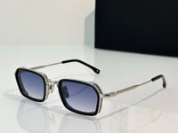 Black silver frame Gradient blue lens