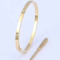 17# Gold narrow with diamonds