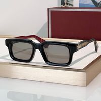 Black red frame light grey lens