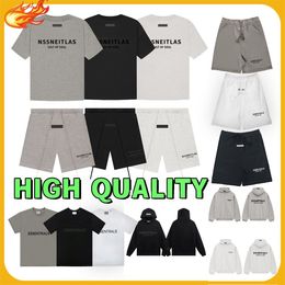 hoodie essential shorts Mens Designer High Quality shorts hoodie Men Tees Polos Shirt Luxe Mens Tshirts Designer Shirts for men Summer Crew Neck Short Sleeve Cott