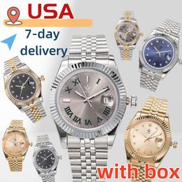 watch 36/41mm automatic mechanical watch 904L stainless steel lsuminous calendar waterproof business casual wristwatch for men women
