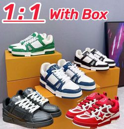 With box Designer Skates Sneakers low trainers Vintage Casual Sneaker Low Top Sport Shoes Luxury Platform Casual Shoes for men women Cowhide Upper shoes EUR36-45