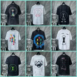 mens designer t shirt graphic tee shirts for men designer t-shirt cotton breathable streetwear black tshirt grey embroidery crew neck short sleeve tee shirt tshirts S