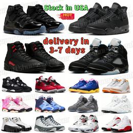 Designer Mens 3 3s 4 4s 5 5s 11 11s 12 12s 1 1s Basketball Shoes Black Cat Bred Wolf Grey Fire Red Navy UNC Gamma Blue Women Sneakers Sports Trainers Big Size 14 15 16